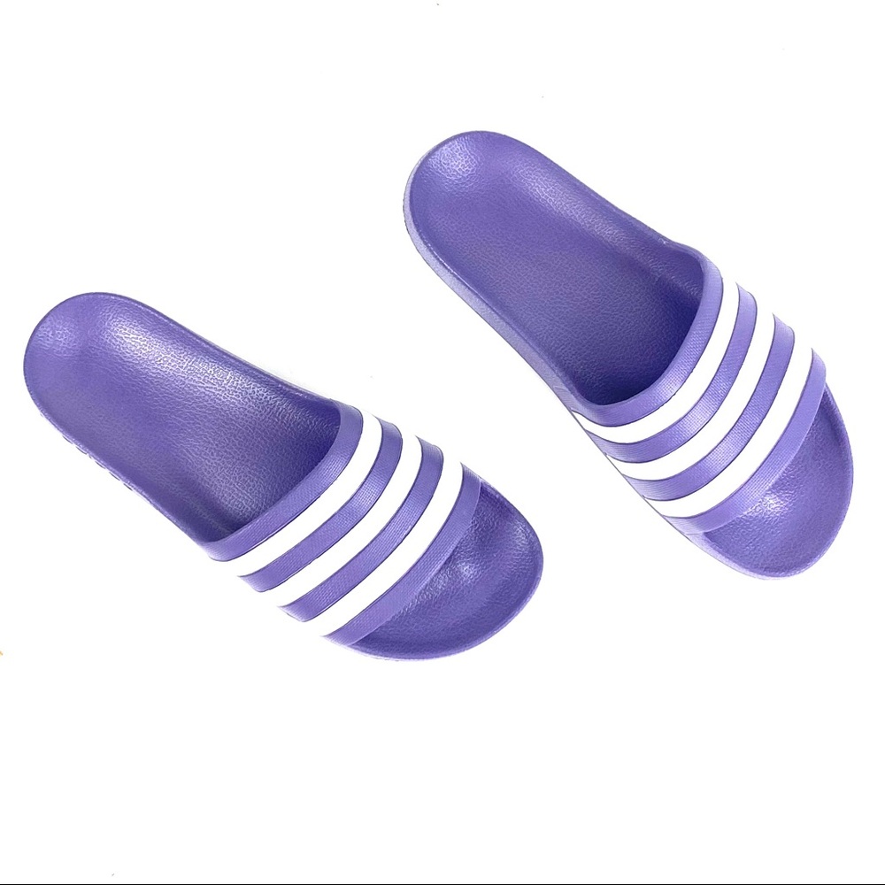 Adidas Women's Purlpe Adilette Aqua Slide Sandal - Picture 4 of 7